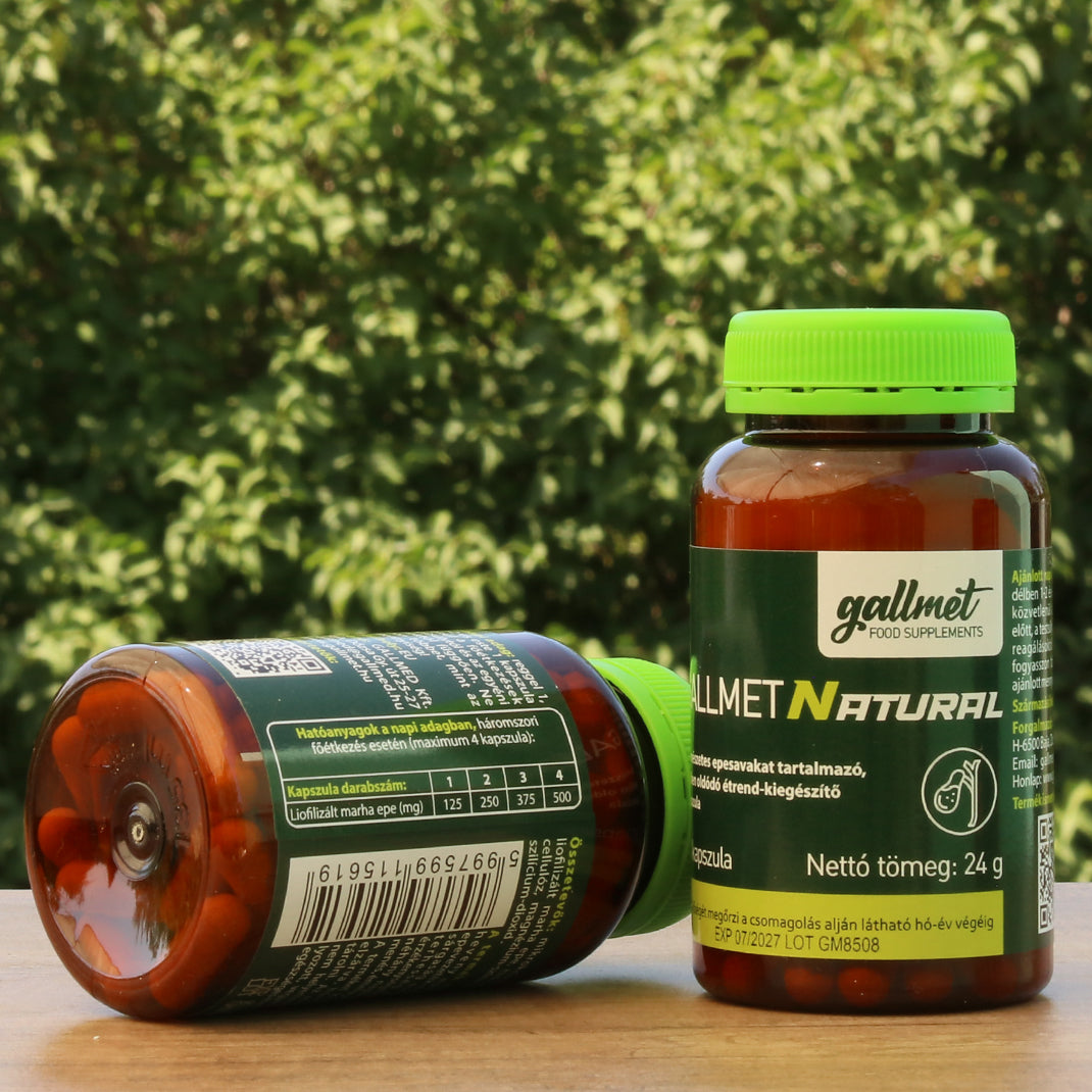 Gallmet-capsules met natuurlijk galzuur • 60 stuks