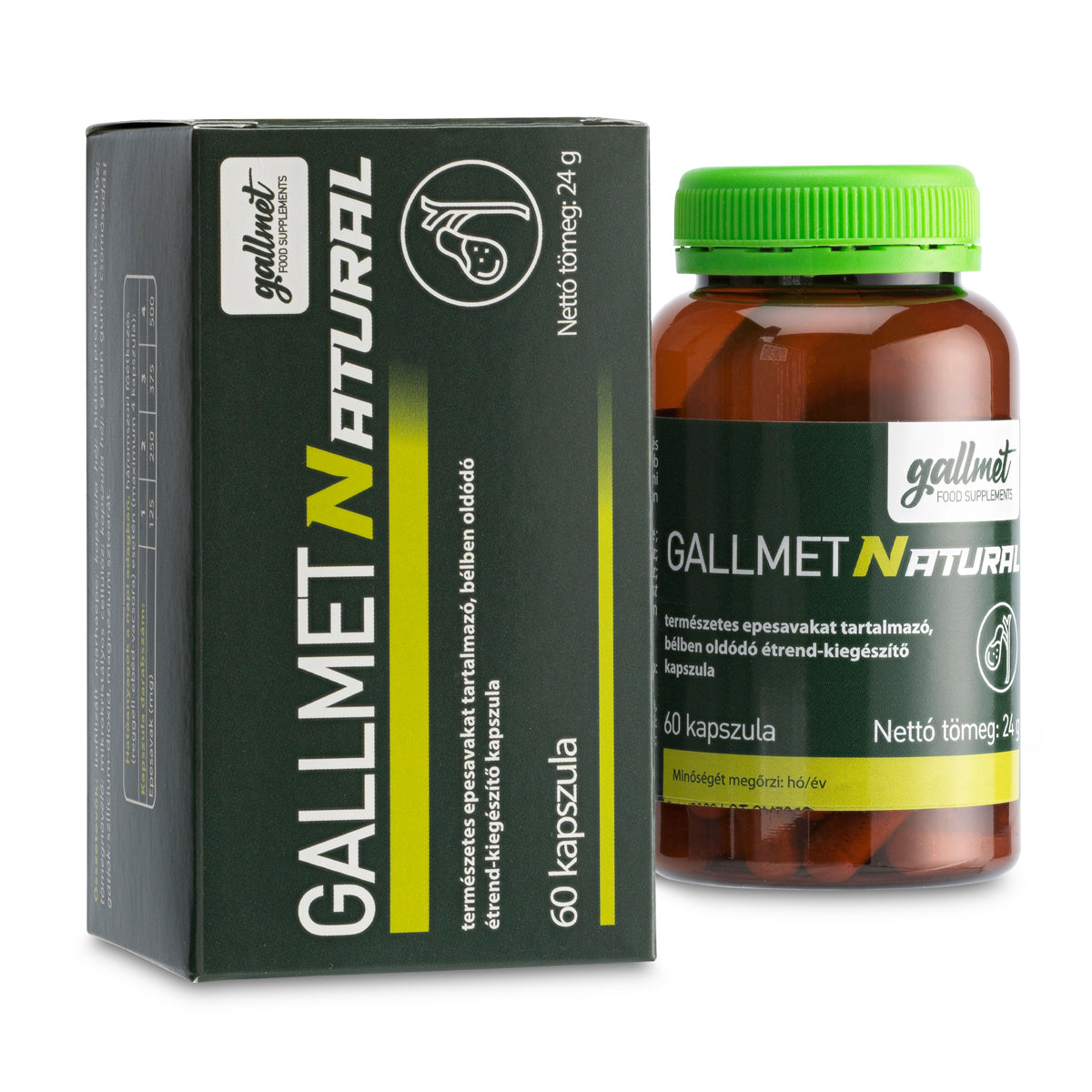 Gallmet-capsules met natuurlijk galzuur • 60 stuks