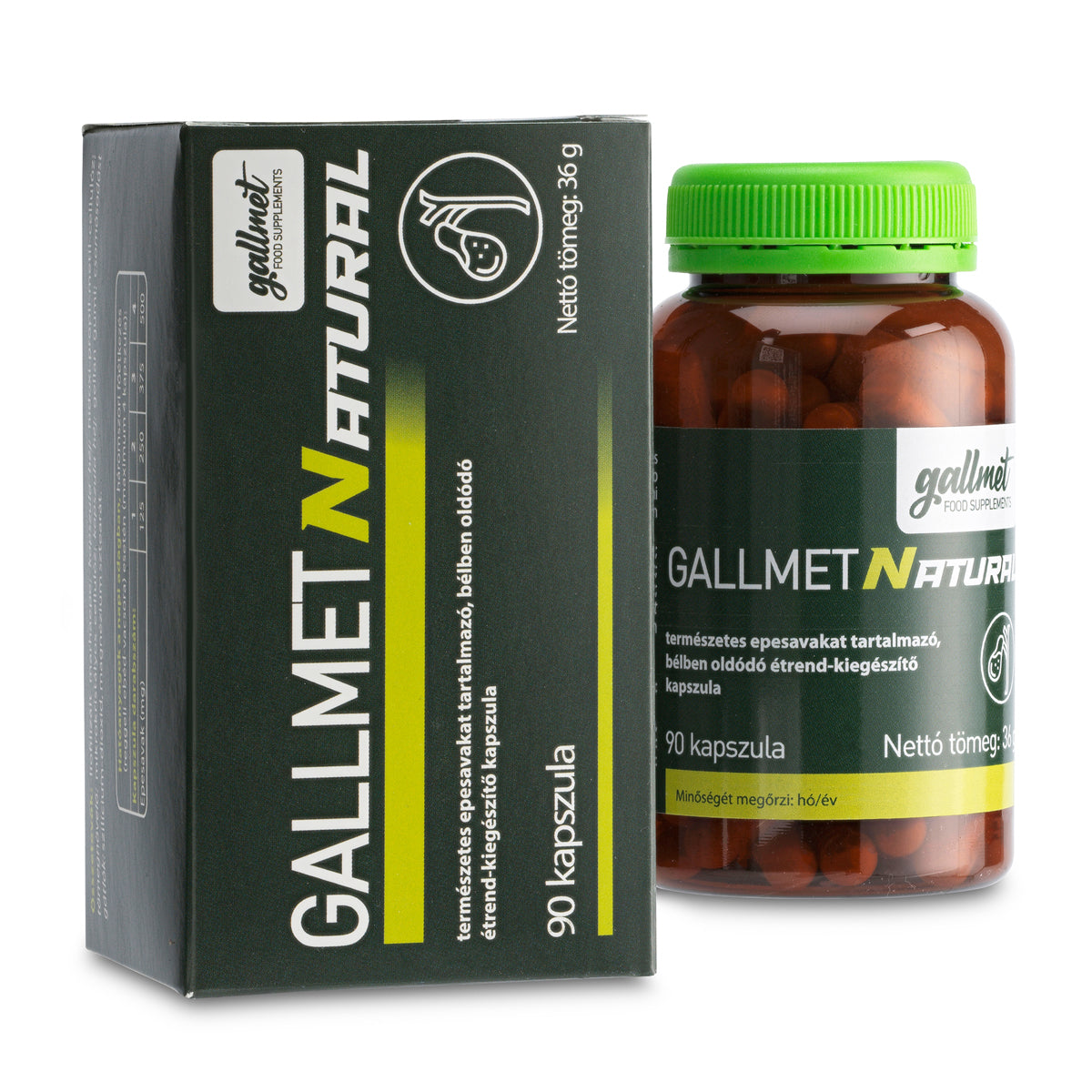 Gallmet-capsules met natuurlijk galzuur • 90 stuks