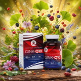 GINK-Q10 • Q10 Co-enzym + Ginkgo Biloba-complex • 60 capsules