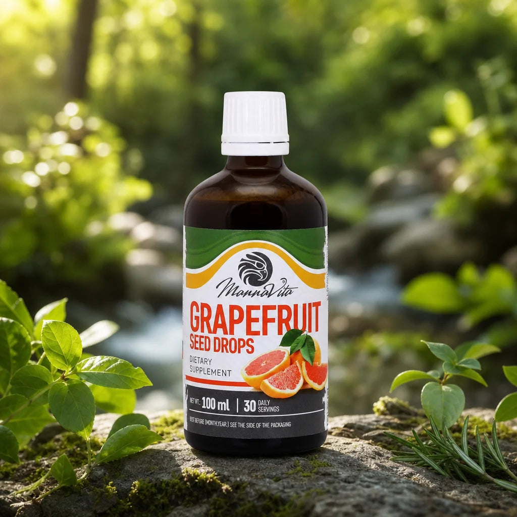 Mannavita Druppels van grapefruitzaad • 100 ml