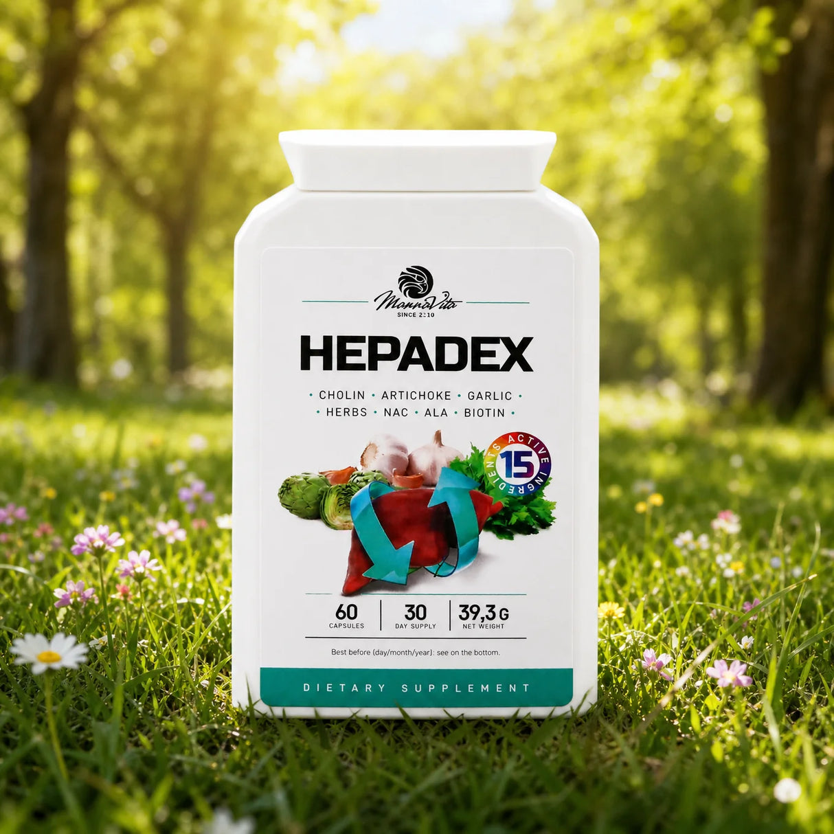 HEPADEX lever-regenererend en levergezondheid-verbeterend complex • 60 capsules