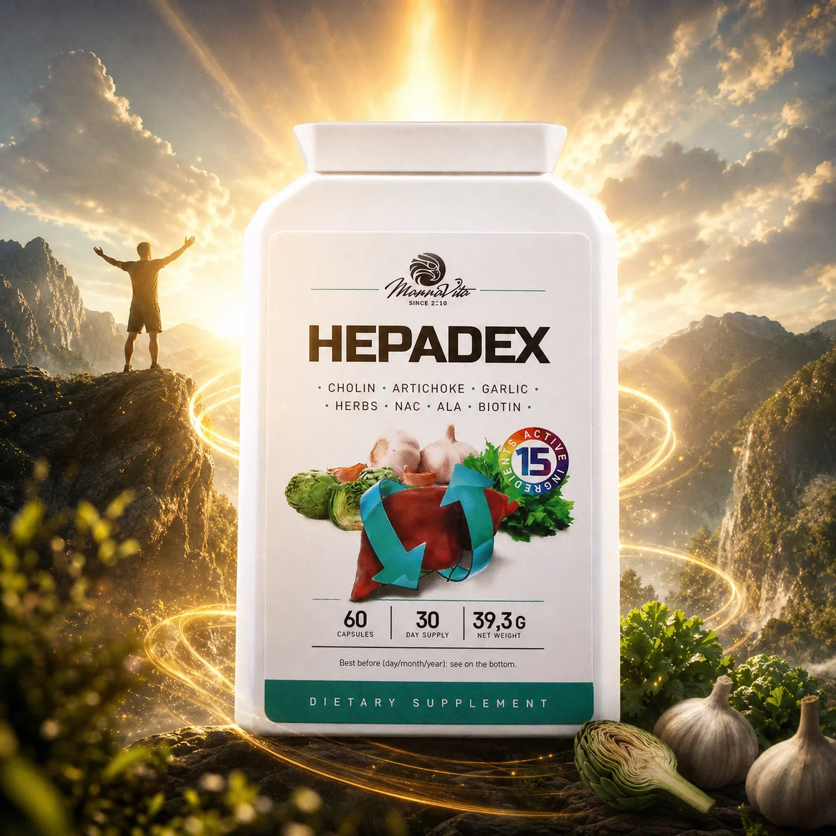 HEPADEX lever-regenererend en levergezondheid-verbeterend complex • 60 capsules