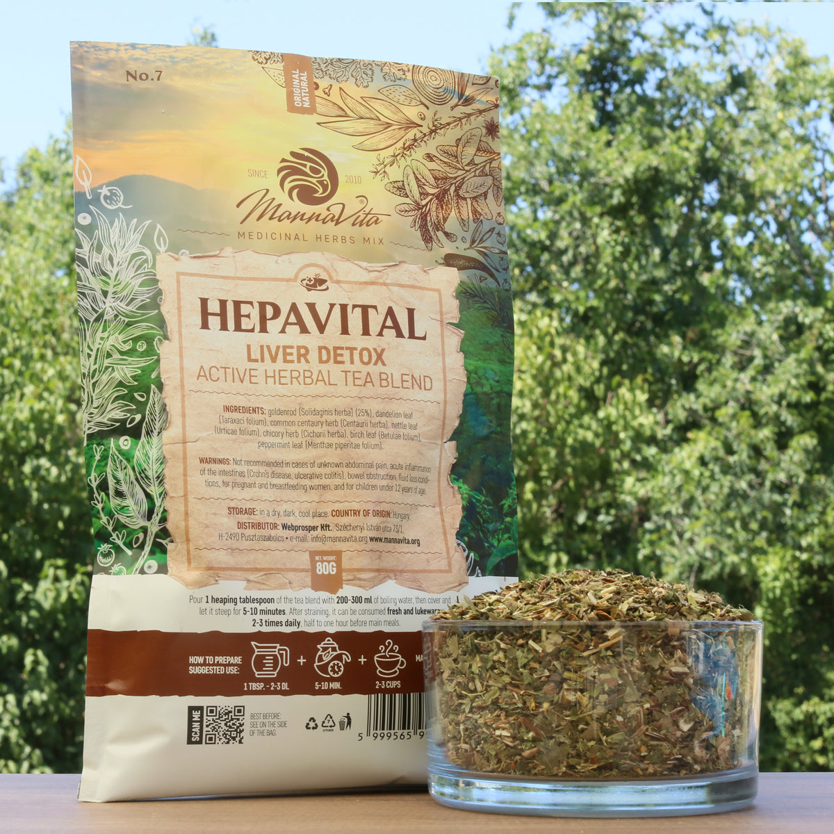HEPAVITAL Lever Detox actief kruidentheemengsel • 80g