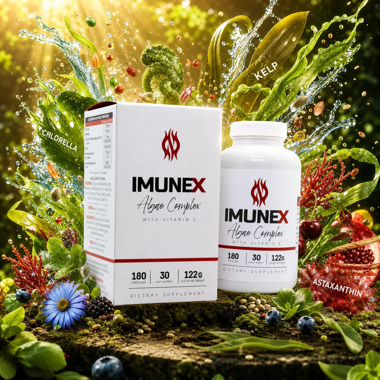 IMUNEX algencomplex • met 5 algen • 180 capsules