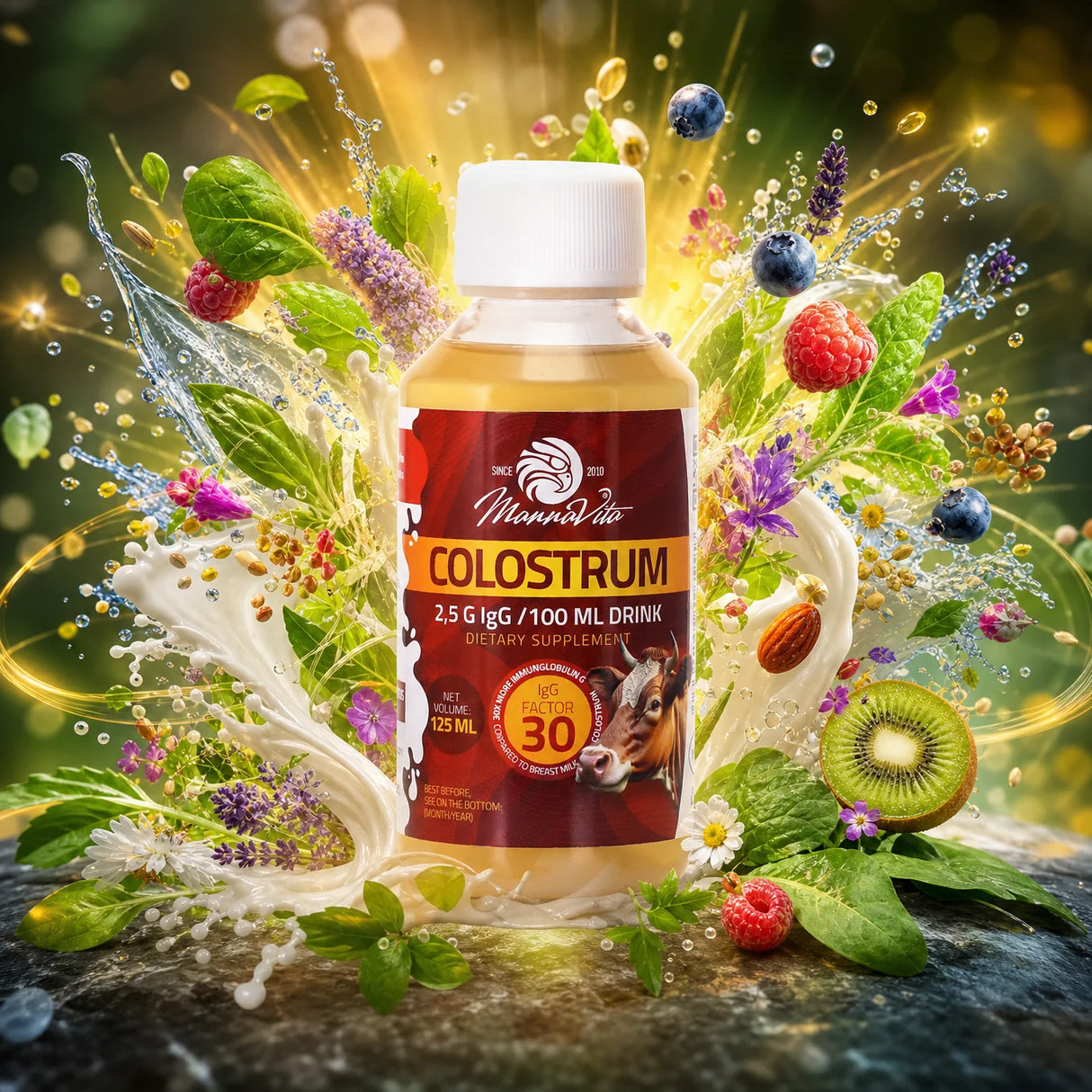Mannavita Colostrum vloeibaar • 120 ml