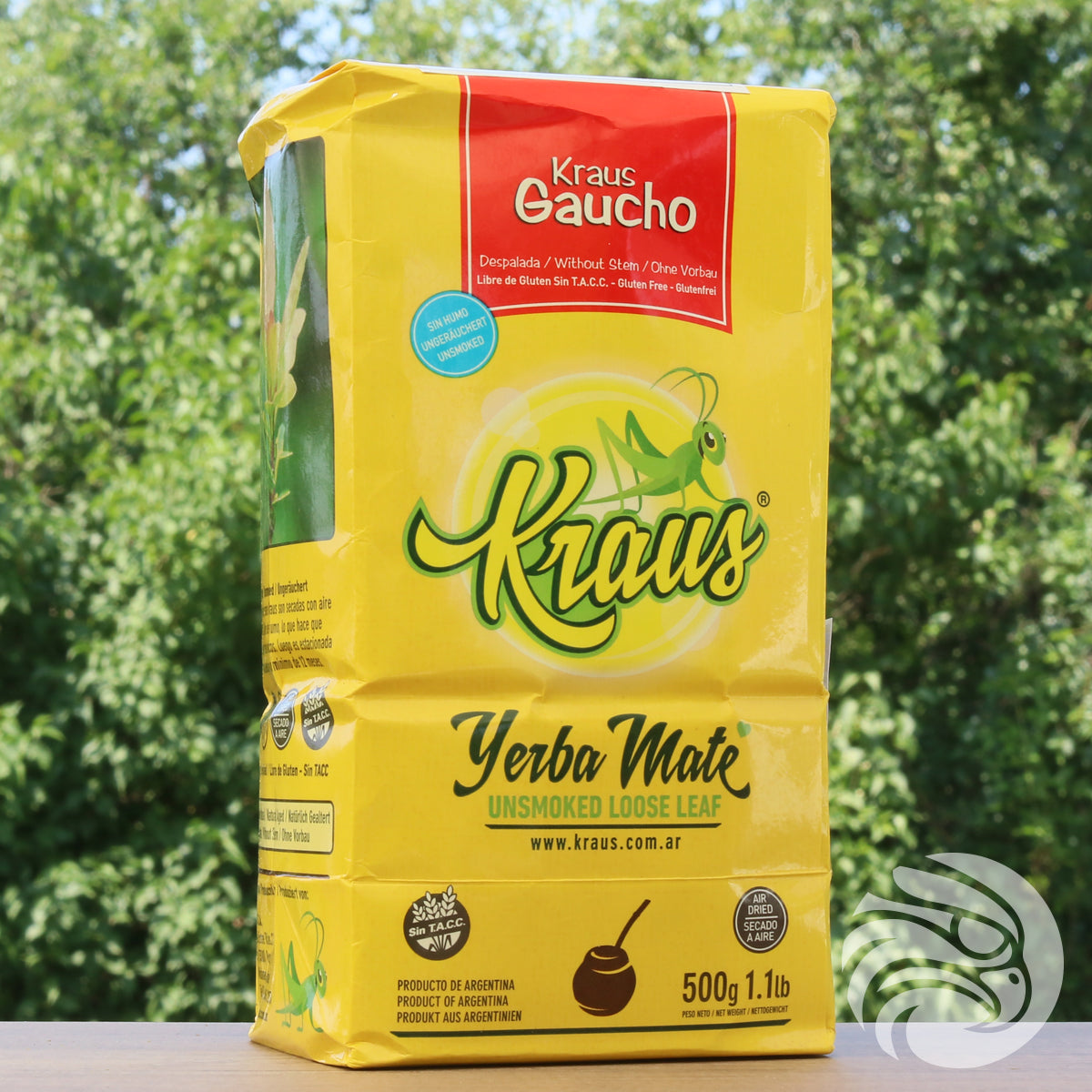 Kraus yerba mate • Gaucho, sin palo - Zonder stelen • 500 g