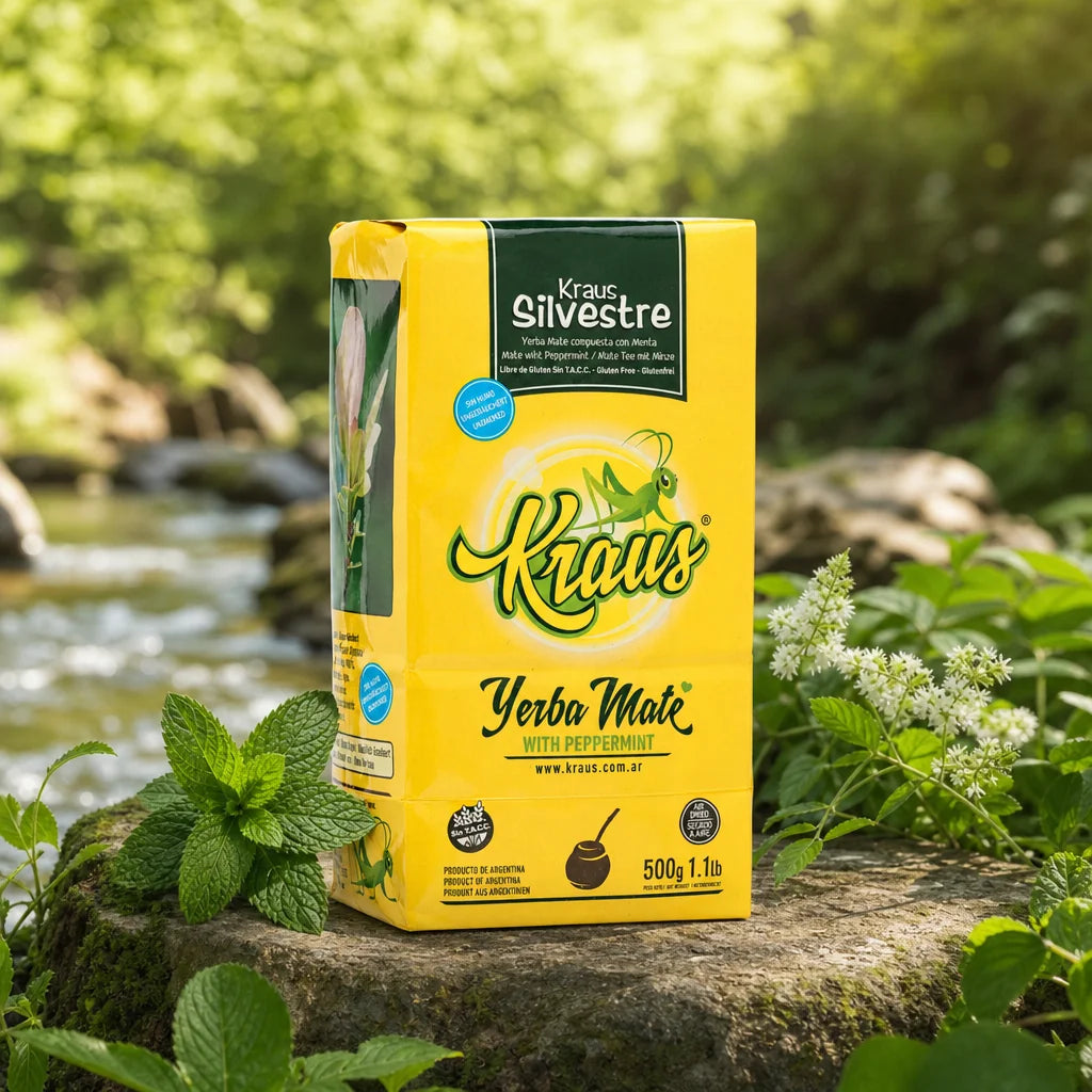 Kraus yerba mate-thee • Silvestre, MUNT • 500 g