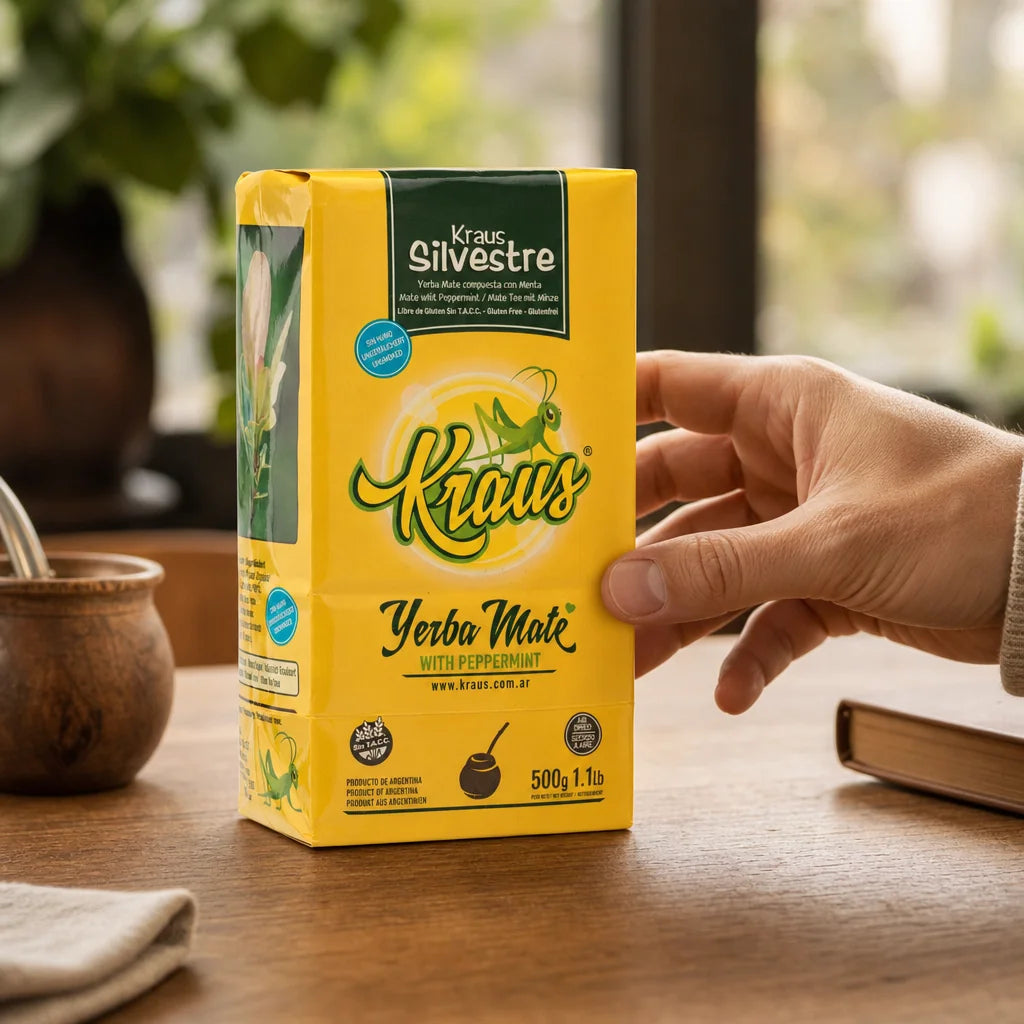 Kraus yerba mate-thee • Silvestre, MUNT • 500 g