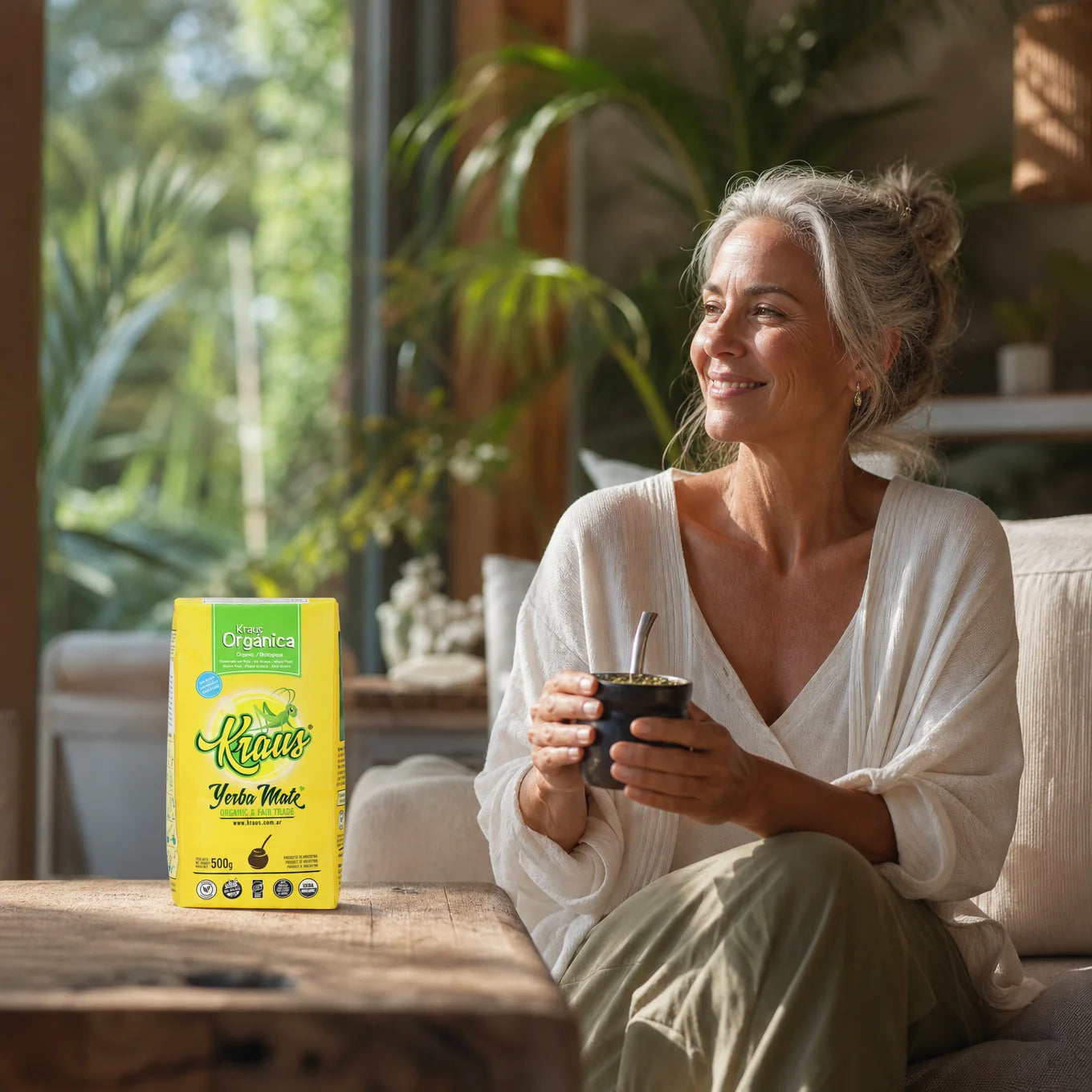 Kraus yerba mate • Gaucho, sin palo - Zonder stelen • 500 g