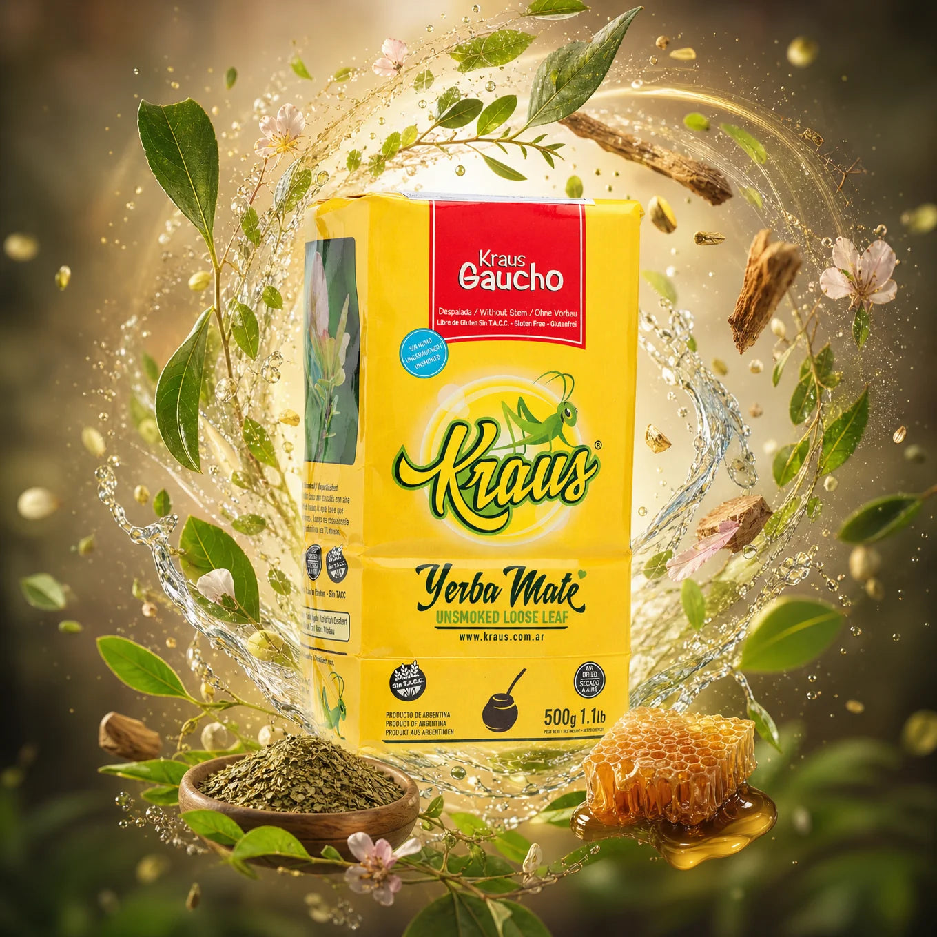Kraus yerba mate-thee • Silvestre, MUNT • 500 g