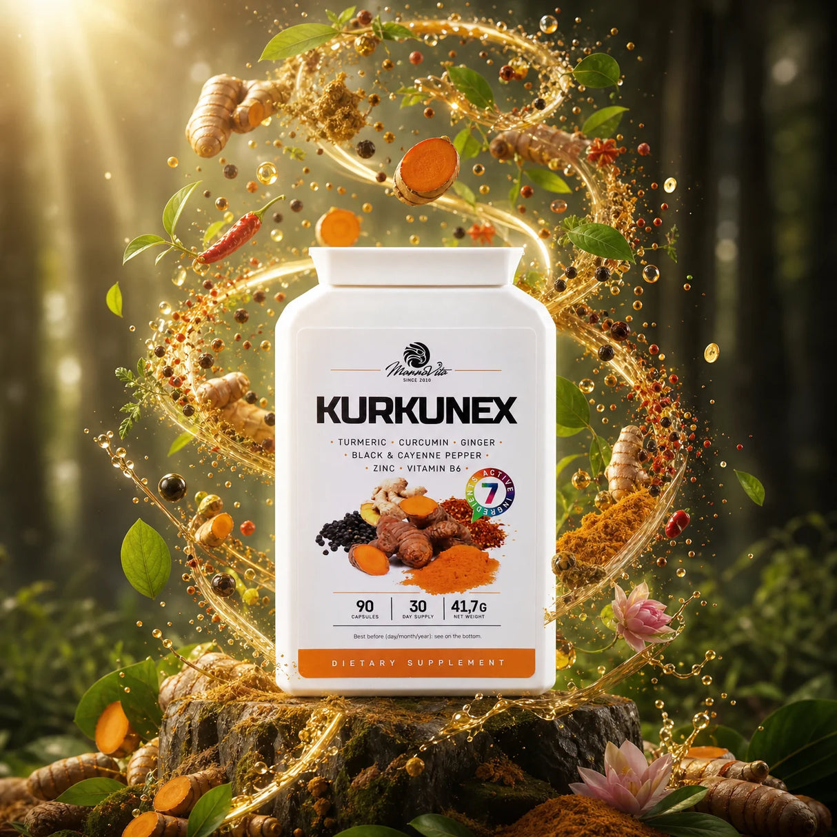KURKUNEX kurkuma-extractcomplex • 90 capsules