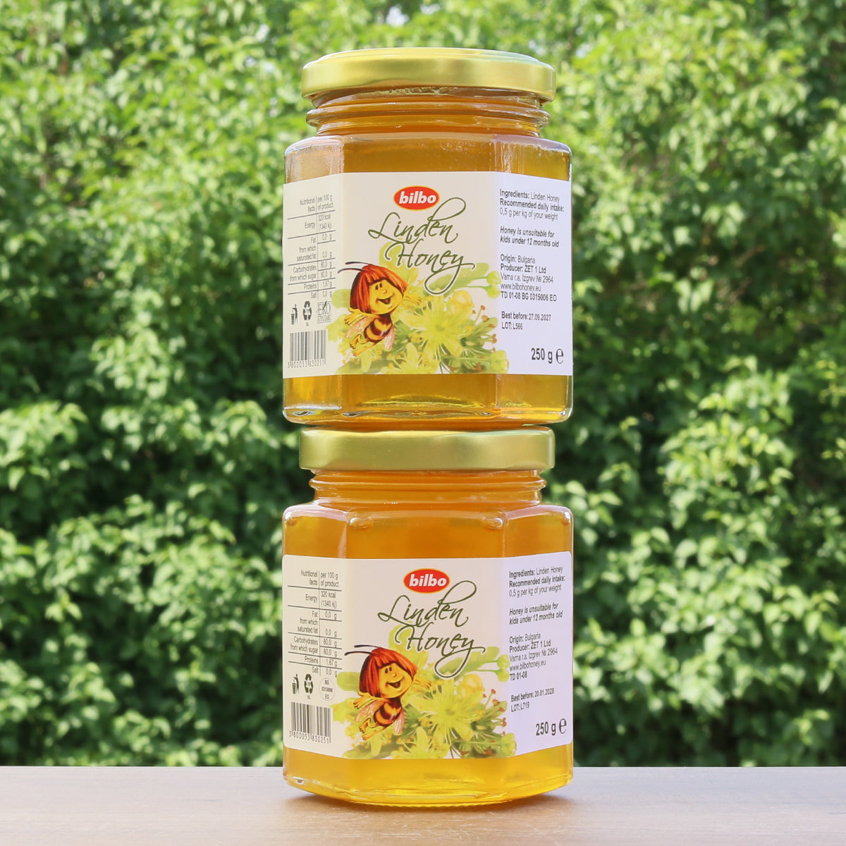 Bilbo rauwe lindehoning • 250 g