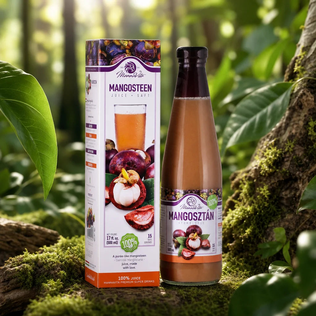Mannavita Mangosteen 100% puur geperst purée • 500 ml