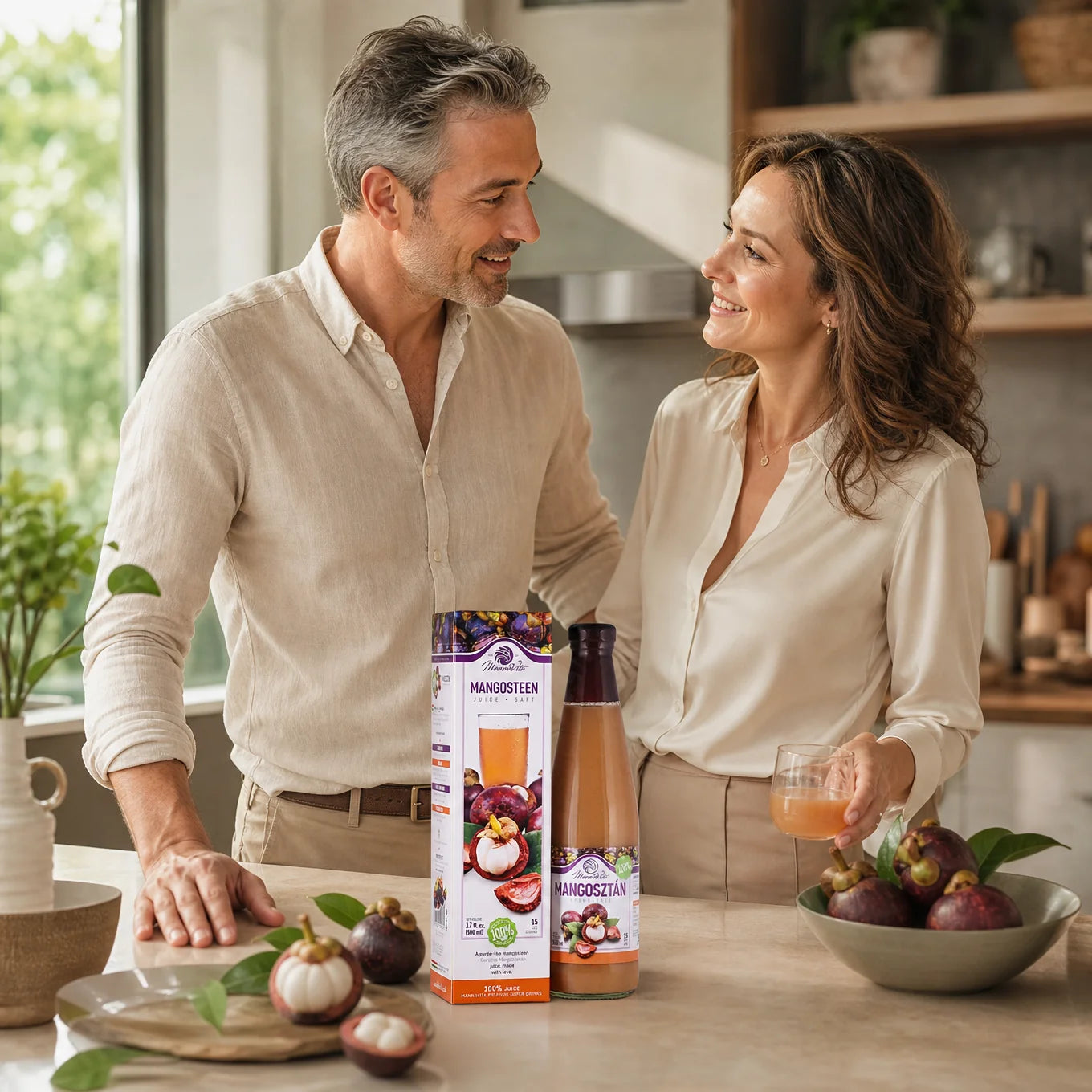 Mannavita Mangosteen 100% puur geperst purée • 500 ml