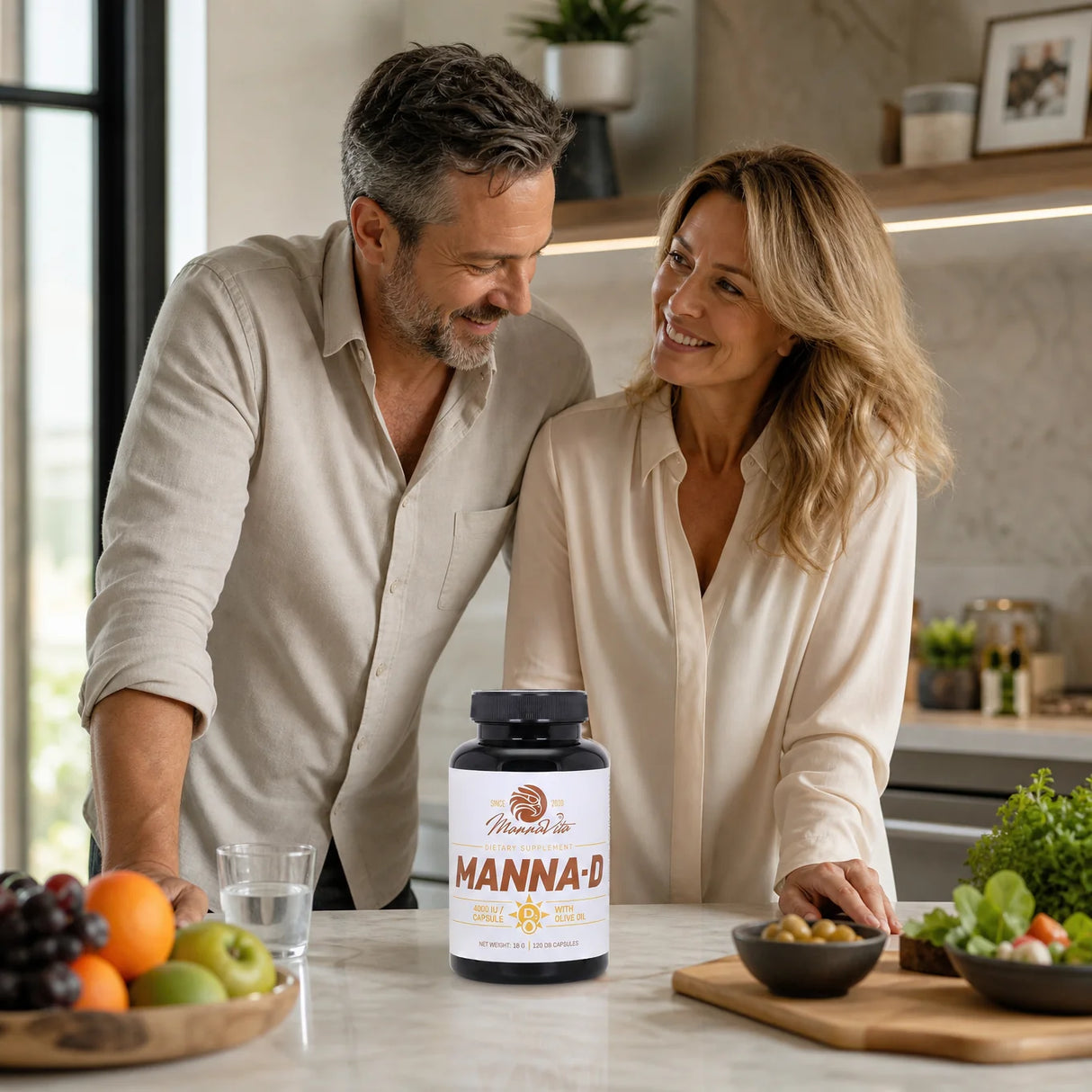 MANNA-D D3 Vitamine in olijfolie 4000 IE • 120 capsules