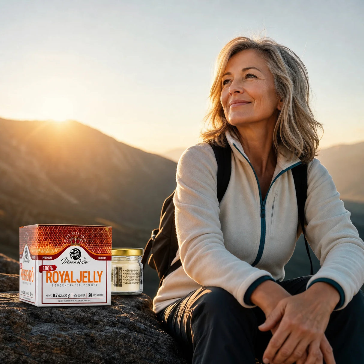 Geconcentreerd Royal Jelly poeder, met 6% 10-HDA-gehalte • 20g