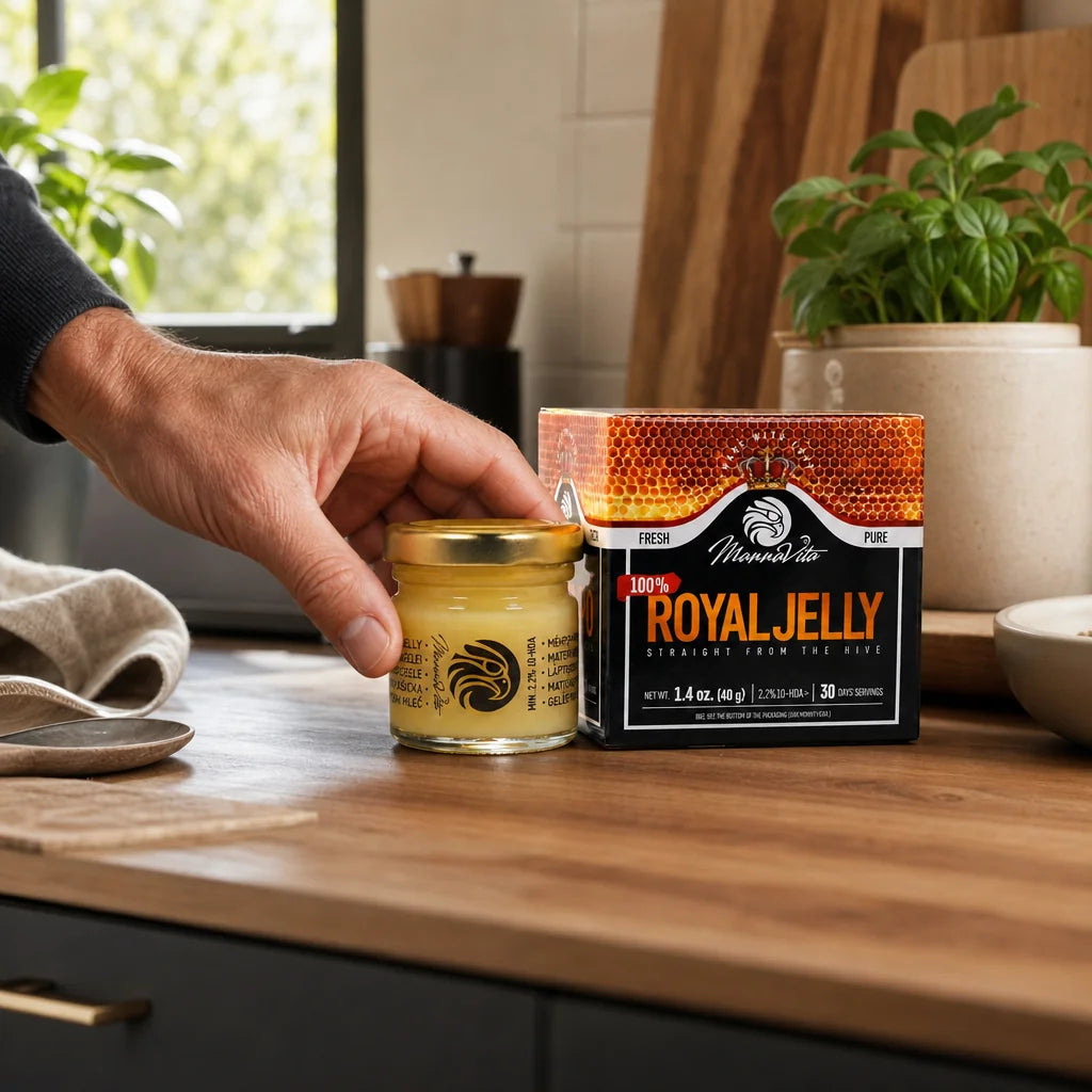 Mannavita verse pure Royal Jelly, Koninginnengelei • 2,2% 10-HDA • 40g