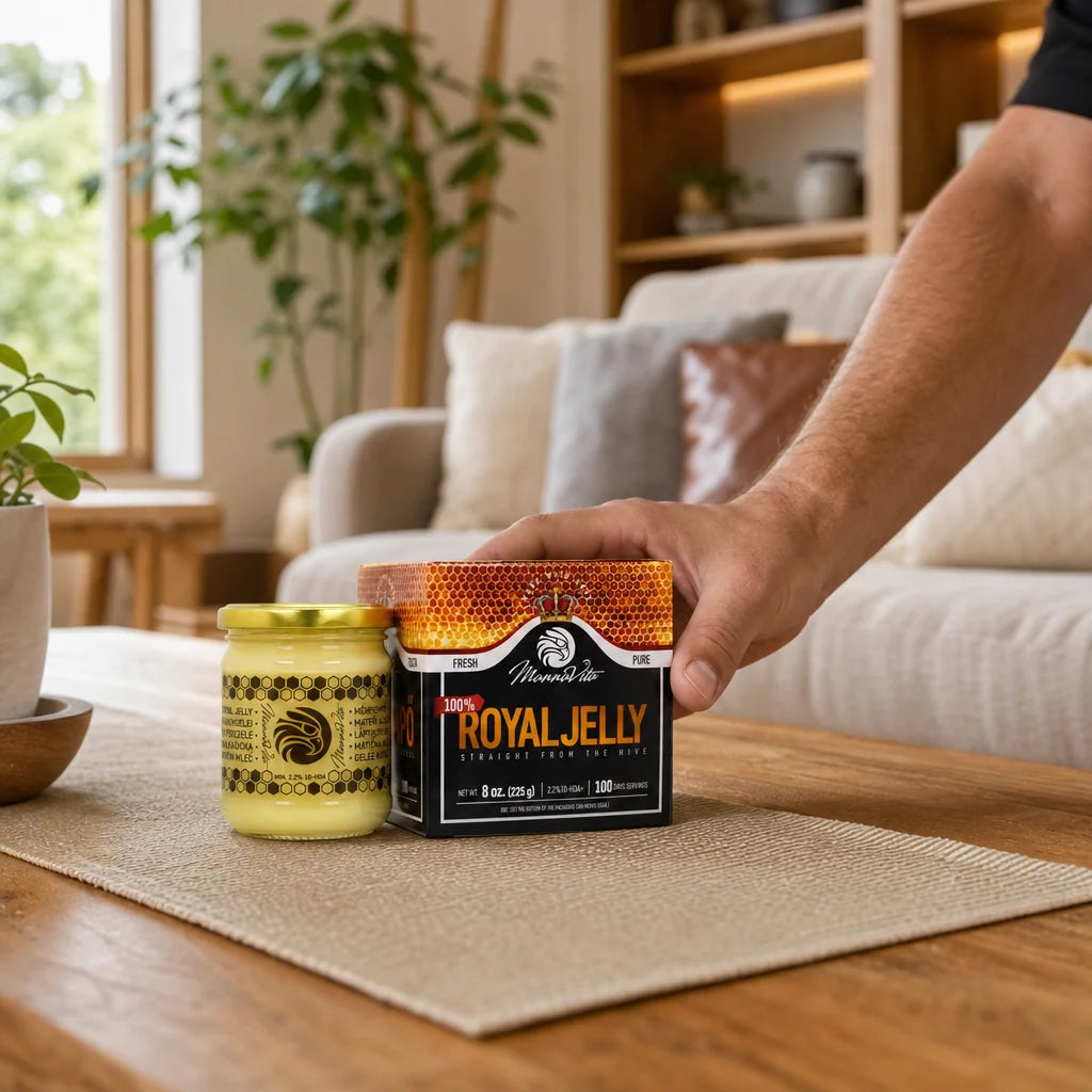 Mannavita Premium Royal Jelly, Koninginnengelei • 2,5% 10-HDA • 100g