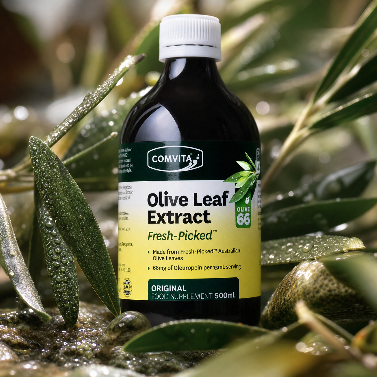 Comvita Olijfbladextract vloeibaar • 500 ml