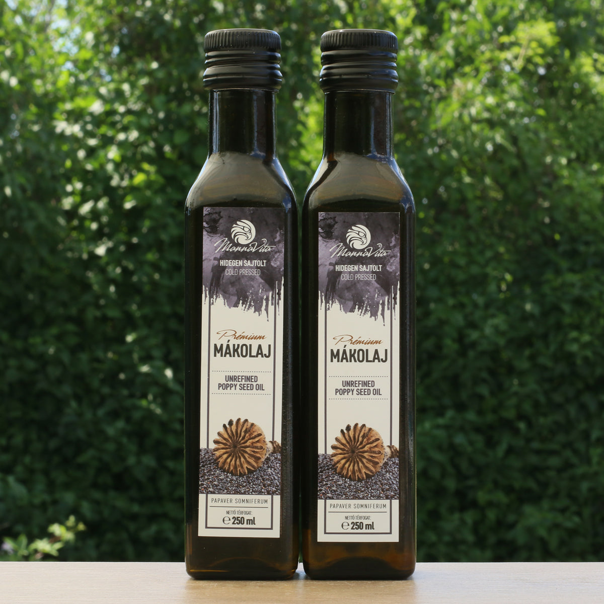 Mannavita Hongaarse koudgeperste maanzaadolie • 250 ml