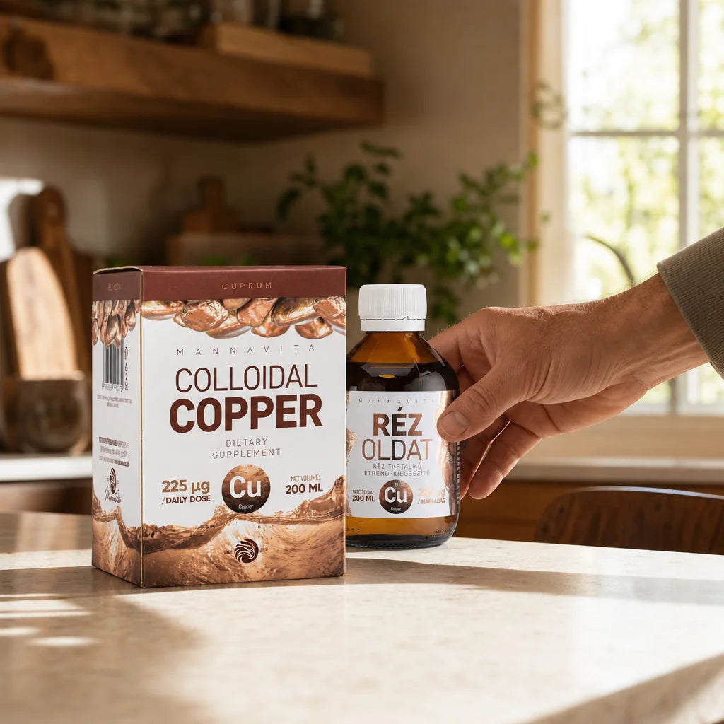 Mannavita Colloïdaal Koper 225µg / dagdosering • 200ml