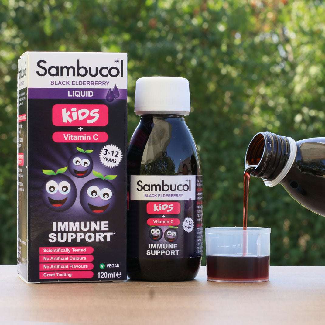 Sambucol zwarte vlierbessensiroop, voor kinderen • 120 ml