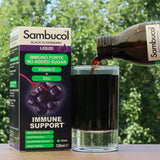 Sambucol zwarte vlierbessensiroop, suikervrij • 120 ml