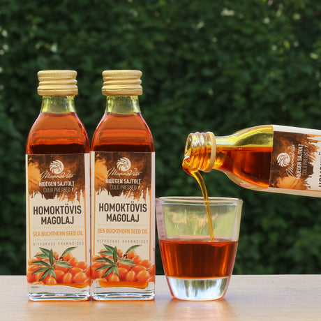 Mannavita Hongaars koudgeperste duindoornzaadolie • 40 ml