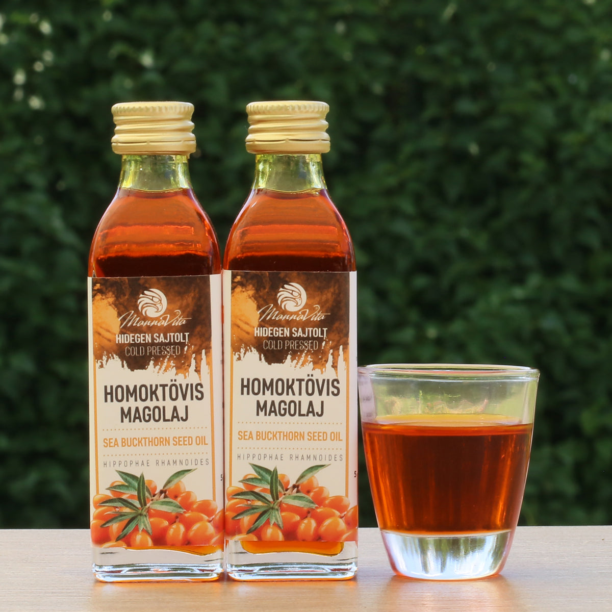 Mannavita Hongaars koudgeperste duindoornzaadolie • 40 ml