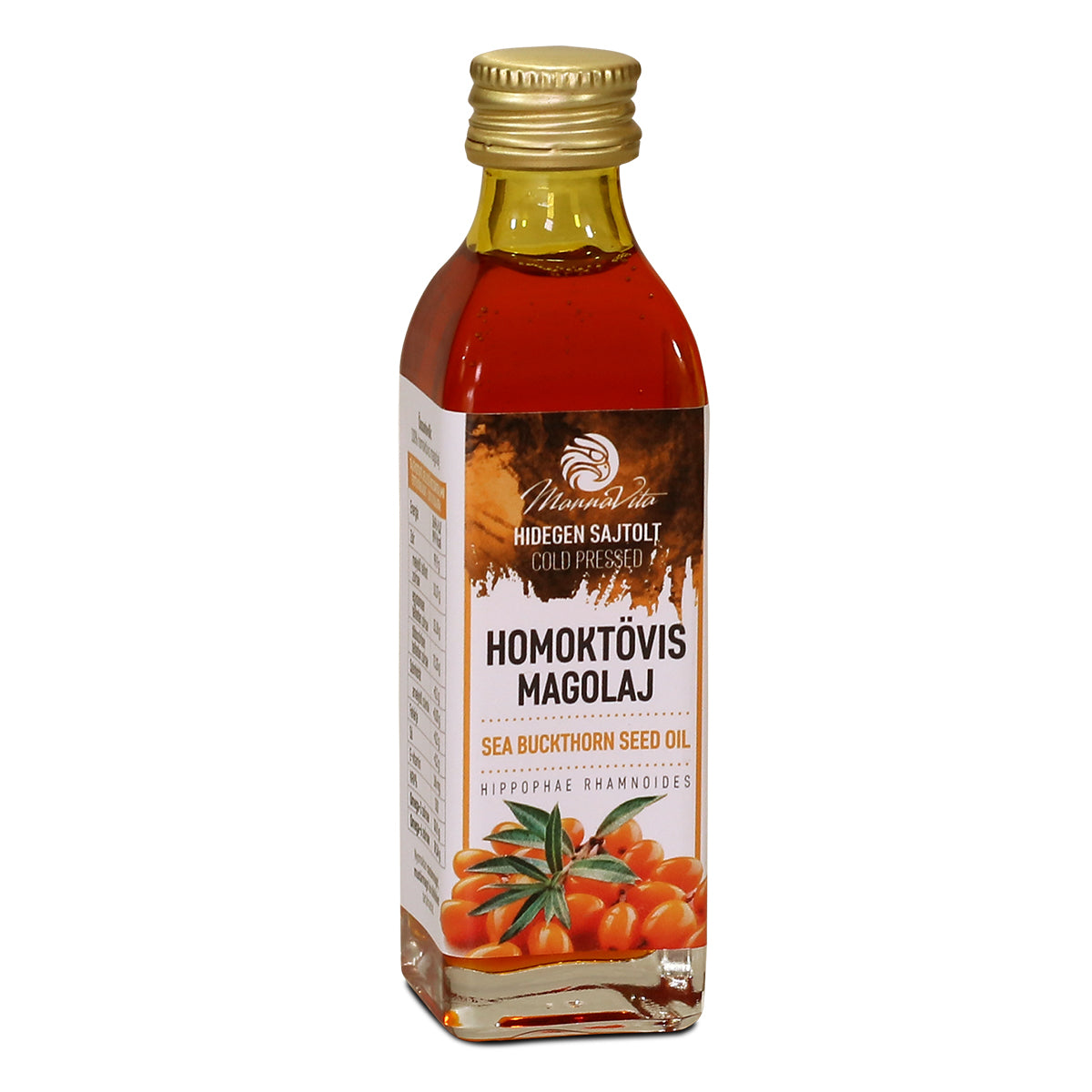 Mannavita Hongaars koudgeperste duindoornzaadolie • 40 ml