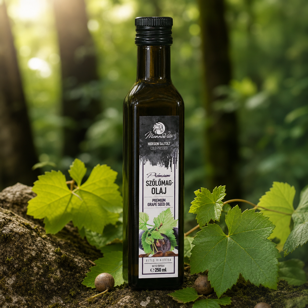 Mannavita Hongaarse koudgeperste druivenpitolie • 250 ml