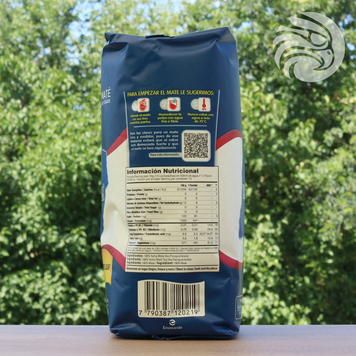 Taragüi yerba matéthee • Pure bladeren - Sin palo • 500 g