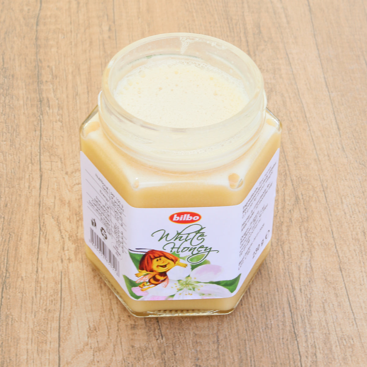 Bilbo rauwe witte honing • 230 g