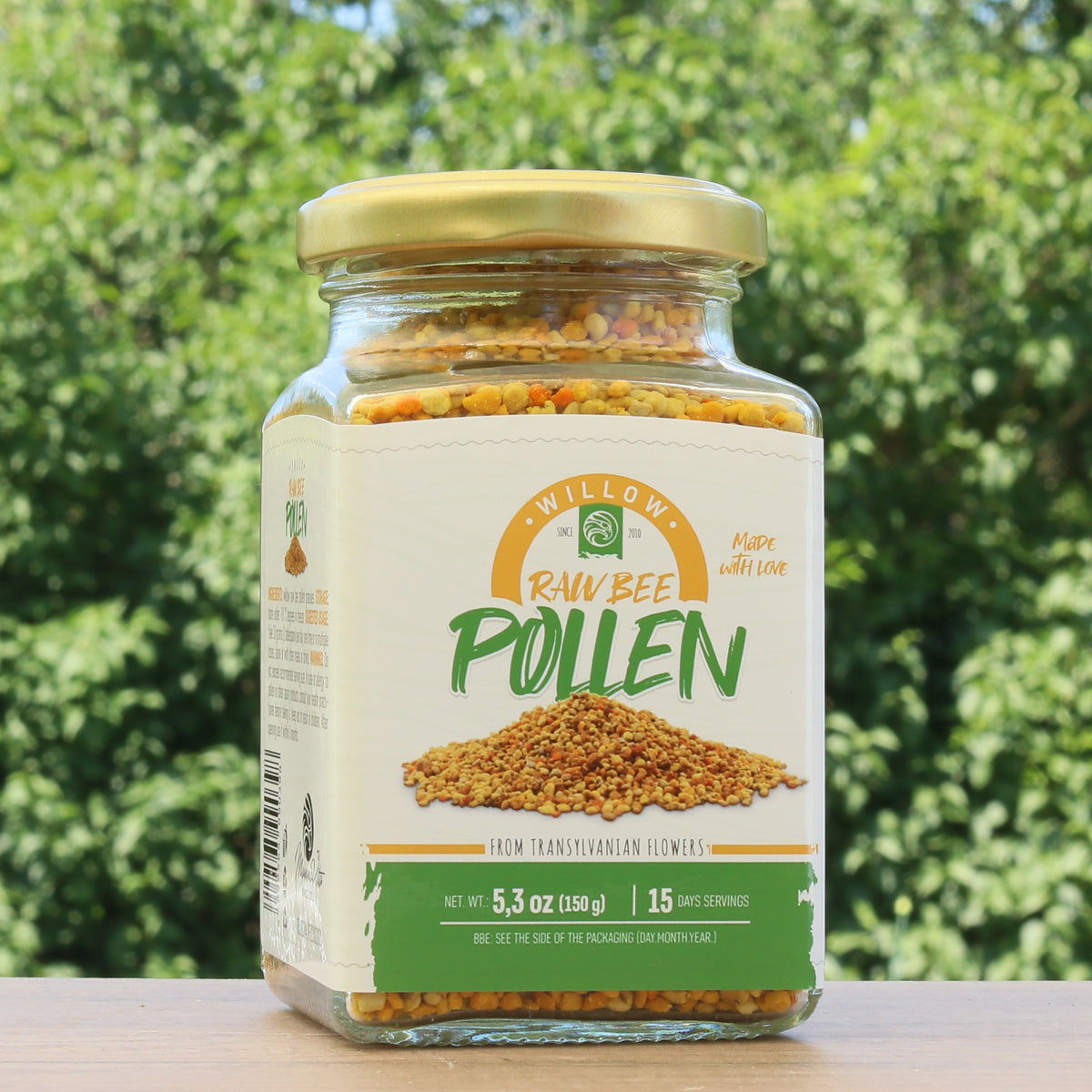 Mannavita rauwe Wilg bijenpollen • 150g
