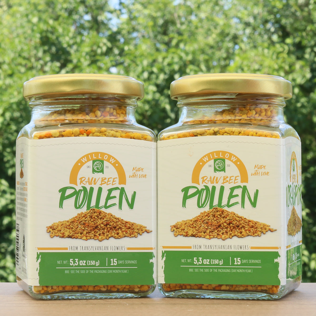 Mannavita rauwe Wilg bijenpollen • 150g