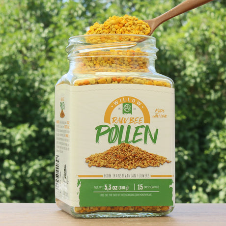 Mannavita rauwe Wilg bijenpollen • 150g